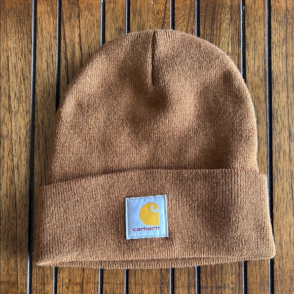Carhartt Knit Cuffed Beanie Brown - Picture 3 of 6